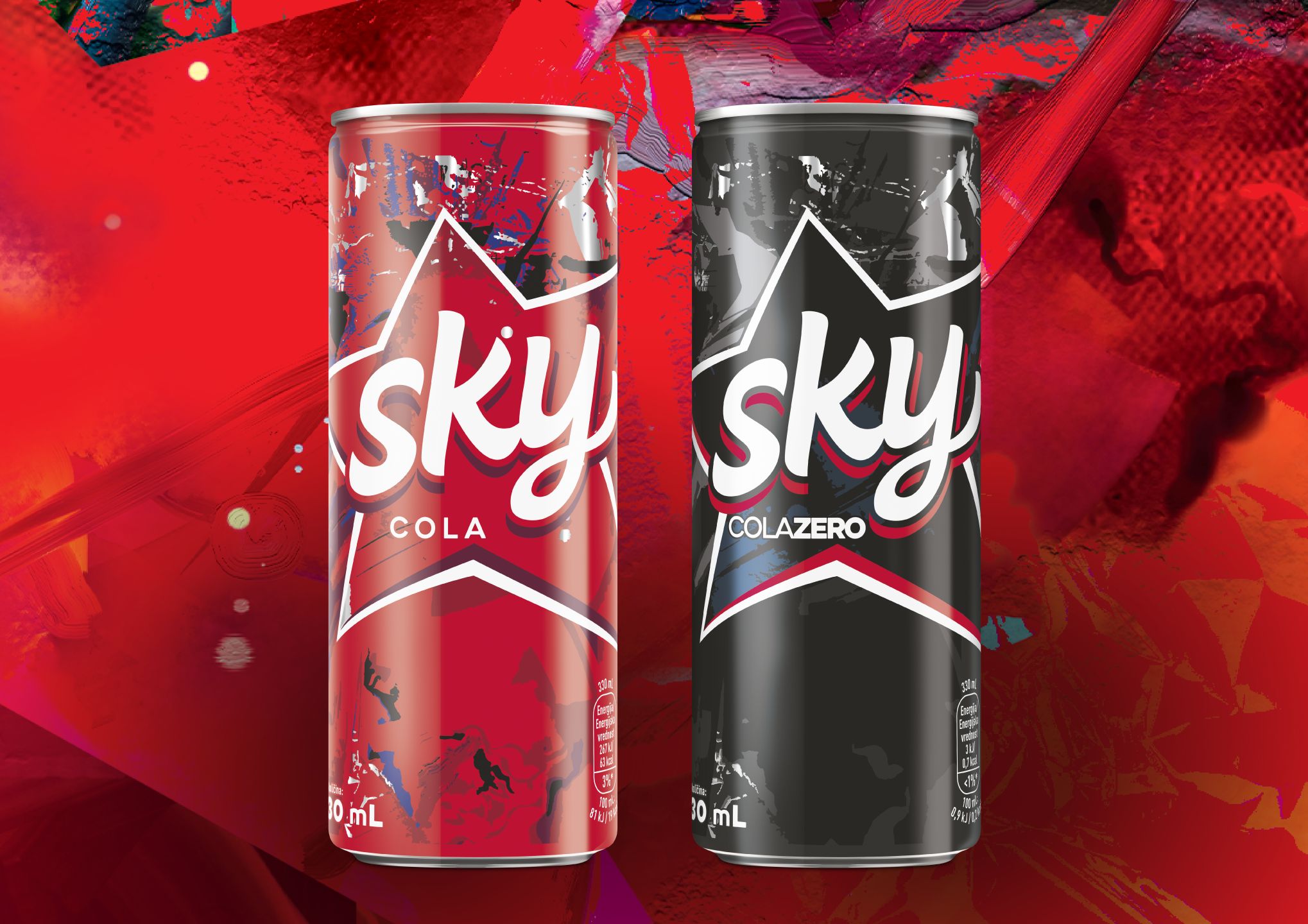 Novi dizajn limenke Sky pića