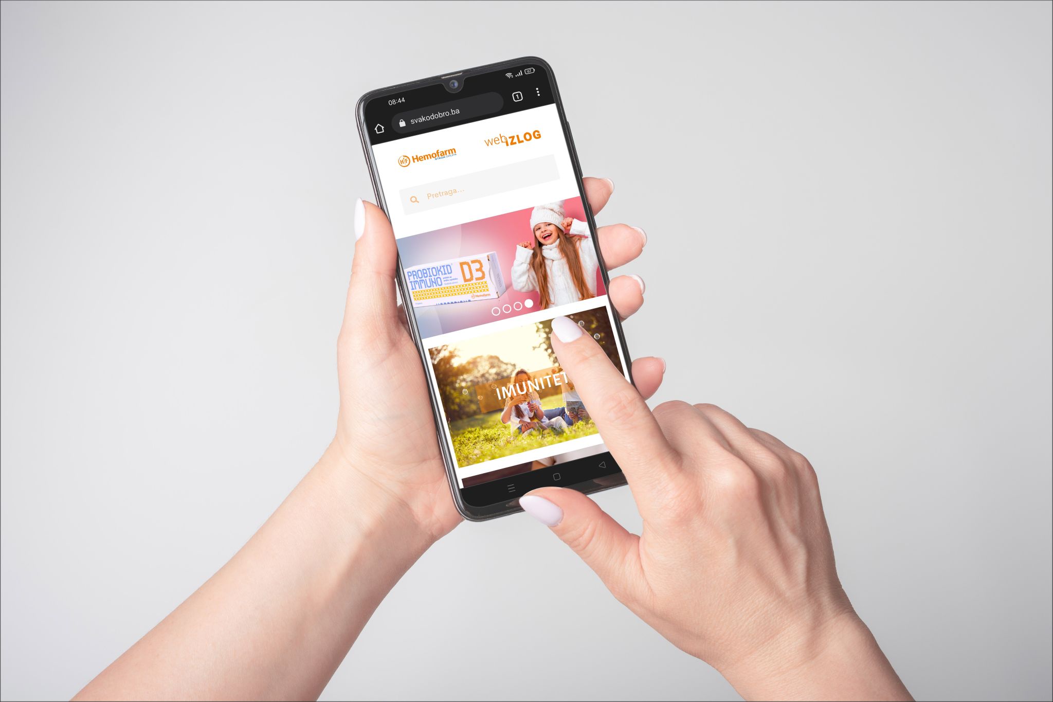 Hemofarm web izlog mobile