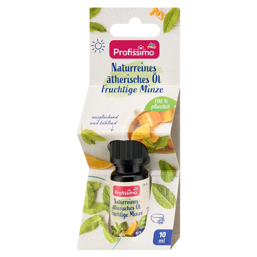 Nekoliko kapi Profissimo eteričnog ulja mente i voća u aroma difuzoru dodatno će razbuditi vaša osjetila i pomoći vam da se lakše opustite.