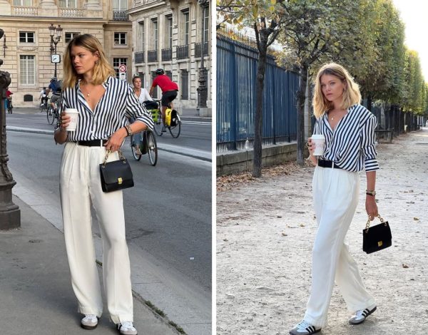 business casual kombinacije s patikama