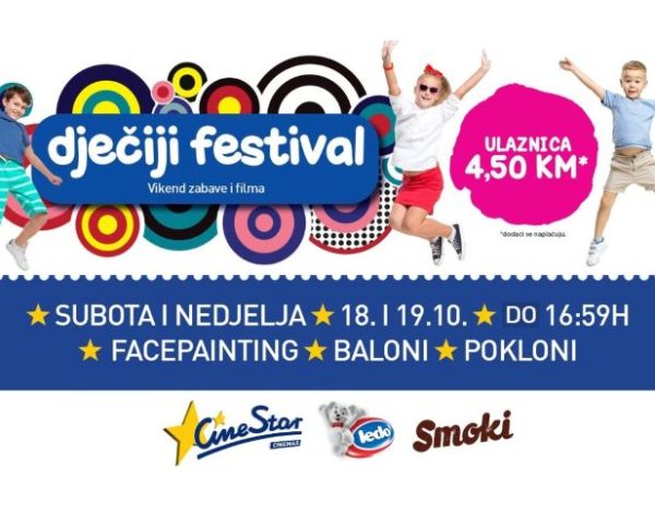 Dječiji festival u CineStaru donosi sedmicu smijeha, filma i zabave: Sedam dana čarolije za najmlađe filmofile!