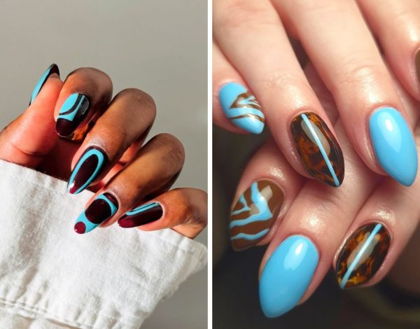 Moda voli plavu i smeđu: 7 ideja za manikir koji osvaja 2025.