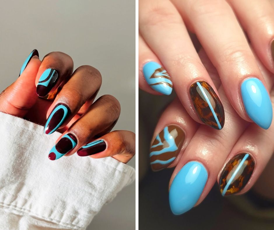 Moda voli plavu i smeđu: 7 ideja za manikir koji osvaja 2025.